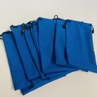 10-pack Royal Blue Drawstring Sunglasses Microfiber Cloth Soft Case Storage Bag