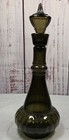 Vintage Jim Beam I Dream Of Jeannie Genie Bottle 1964 Smoke Green Glass Decanter