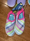 Lot Of 4 Pairs Girls Misc Speedo Kids Beach Booties Water Shoes Medium 7- 8