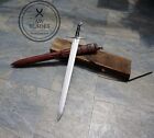 Hand Forged Carbon Steel Viking Sword Sharp battle Ready Medieval Sword scabbard