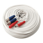 4x 150 Feet Video Power Cable Security Camera Bnc Wire For Dvr Cctv System White