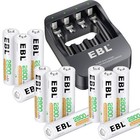 Ebl 1 2v Ni-mh Rechargeable Aa Aaa Batteries 1100 2300mah 2800mah  charger Lot