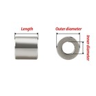 M6 X 8mm-20mm Od Stainless Steel Spacer - Standoff Collar Stand Off Spacers