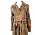 1970s Coat Vtg Suede Midi Length Belted Winter Jacket Hydes Sz 14 New Zealand