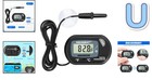 Reusable Aquarium Thermometer With Easy Read Lcd - Accurate Water Monitoring