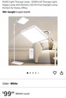 White Light Therapy Lamp Happy Lamp With Remote Led Uv-free Daylight Lamp