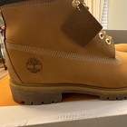 Timberland Brown Leather Combat Boots Men s Us 10 5 Waterproof Lace-up Ankle