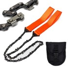 Outdoor Survival Hand Chain Saw - Portable For Wood Cutting  Camping   Emergency