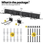 Wall Mount Garden Tool Holder Tool Hanger Organizer Heavy-duty Hook Storage Rack