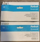 Irobot Braava Jet Dry Sweeping Pads 10 Pads 2 Pack New Sealed  0 Shipping 