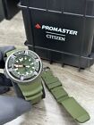 New   diver    Citizen Promaster Eco-drive Green Dial 300m Men s Watch Bj8057-17x