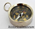 Lot Of 50 Pcs Maritime Nautical Vintage Style Brass Pocket Compass Key Chain