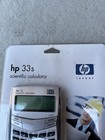 New Hp-33s Scientific Calculator  New   Sealed With Case And User s Guide New