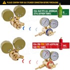 Oxygen Regulator   Acetylene Gas Regulator Victor Welding Cutting Torch Gauge