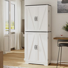 72 Inch Tall Kitchen Pantry Storage Cabinet With Doors And Shelves Food Cupboard