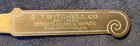 Old Advertising Premium Letter Opener S Twitchell Extracts Colors Supplies Phila