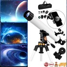 525x Astronomical Telescope 700mm With Phone Adapter For Beginner Moon Watching