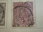  lot Of 7  1889-1919 Jamaica 1d Used Hinged Stamps