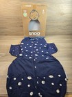 Snoo Happiest Baby Sleep Sack Planet Size Small 0-2 Months Blue Organic Cotton 