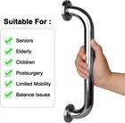 Stainless Steel Shower Grab Bar Bathroom Safety Rail For Support Elderly Handle