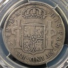 1794 Santiago Chile 4 Reales Silver Rare Charles Iv Pcgs Vg-10 Original