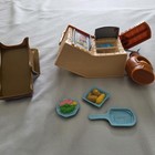 Fisher-price Loving Family Outdoor Kitchen Grill Fireplace 1 12 Dollhouse Lot