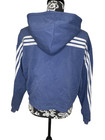 Adidas Essentials 3 Stripe Cropped Pullover Hoodie Sweatshirt Athletic Sportswea