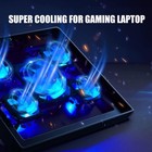 Universal Laptop Cooling Pad 5 Fans Gaming Notebook Cooler Led Fan Dual Usb Port