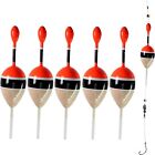 Thkfish 5pcs Fishing Floats Bobbers Slide Floats Balsa Fish Bobber For Crappie