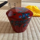 Japanese Tea Caddy Container Utensils Natsume Ise Seishanazo Morning Glory Illus