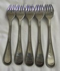 Towle Beaded Antique Korea  Stainless Lot Of 5 Salad Forks    See Desc  a 