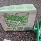 Vintage Green Weave Easy Hand Loom Made For Bandwagon Box 1971 Needle Sewing