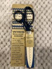 Vintage Wiss Scissors Skalloping Shears Model Sn-7 With Original Box