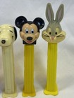 Vintage Lot Of 8 Pez Dispensers Snoopy Wonder Woman Sylvester Bugs Bunny Rare