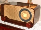 Zenith Tube Radio Mid Century Modern Vintage Bakelite Serviced  Works W issue 