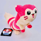 2new Pokemon Pink Furret Plush Doll 18in Stuff Animal Toy Anime Gift Collectible