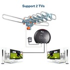 Lava Hd-2805 Elite  Outdoor Tv Antenna  Remote Control  360 Degree Rotation