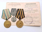 Soviet Set Medals Ww2 For Defense Caucasus  For Victory Over Germany 1945  Ussr