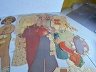 Large Vintage Paper Dolls Clothes Accessories Cowboy Sailor Etc Lot 7d17
