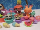 Littlest Pet Shop  1491 1492 1493 Dachshund Crab Monkey Swim   Sand Complete Set