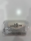 Coach Flap Card Case In Signature Canvas - Light Brown