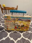 Vtg 1961 Fisher Price Kids Toy Radio Ten Little Indians Song Wind Up Music Works