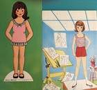 1950   s Betsy Mccall 8    Doll   Case   Wardrobe  paper Doll Lot  Dog  Cat