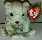 Ty Beanie Baby - Almond The Bear  7 Inch  New Mwmts Plush Stuffed Animal Toy