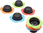 Strainer 4 Pack  Pouring Strainers  Drain Filter Large Wide Rim 4 5  Diameter