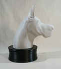 Great Dane Display Piece  Statue  faux Marble 