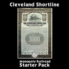 4x Monopoly Railroad Stock   Bond Certificate Bundle With 3 Stocks And 1 Bond