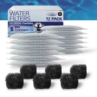 Water Filters   Sponges For Orsda   Stainless Steel Pet Water Fountains  12 Pack