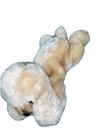 Vintage Russ Berrie Puff Puff Tan Laying Puppy Dog Stuffed Animal Plush Toy