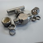 Swagelok Ss-1rs8 1 2    Needle Valve Stainless Steel  Regulating Stem  Ss Handle 